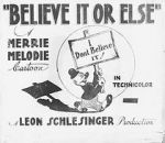 Watch Believe It or Else (Short 1939) Soap2day